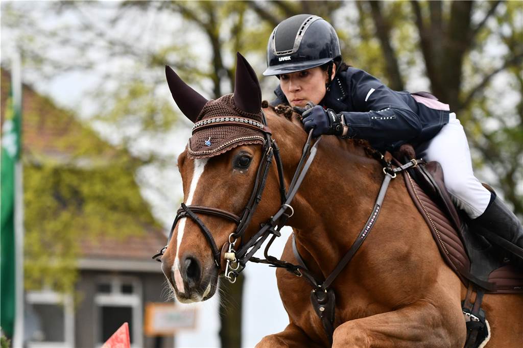 Mynou Diederichsmeier und Quick and Fly waren am Sonntag unschlagbar. Im Stechen waren sie am schnellsten und holten so den Großen Preis von Werne.