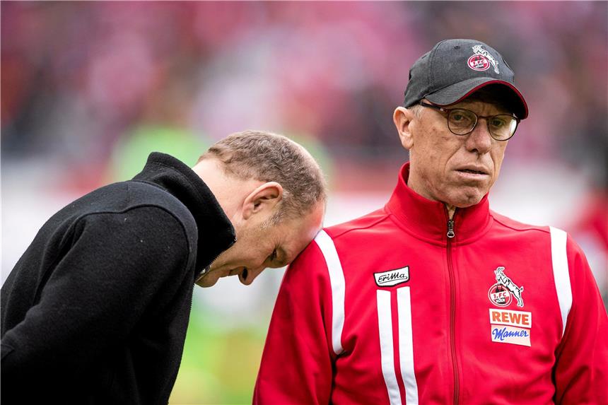 Nach Schmadtke-Abgang: Stöger muss es richten Nach dem Abgang von Jörg Schmadtke (l.) ist Peter Stöger gefordert.