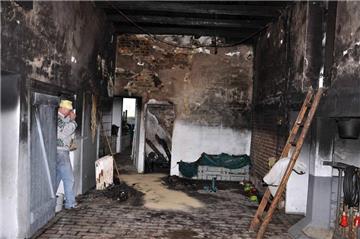 Nach dem Brand auf dem Hof Köppeler in Bork.