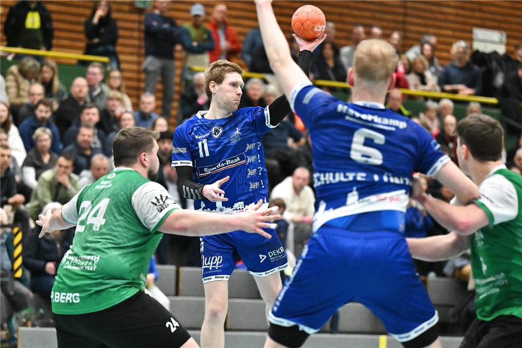 Nach dem deutlichen Hinspiel-Sieg setzte sich der HSC Haltern-Sythen auch im zweiten Oberliga-Derby gegen die PSV Recklinghausen durch. Der Endstand diesmal: 28:24 für die Seestädter.