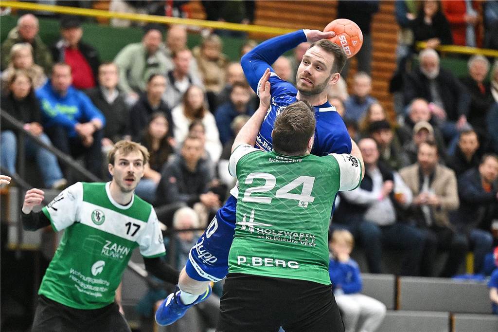 Nach dem deutlichen Hinspiel-Sieg setzte sich der HSC Haltern-Sythen auch im zweiten Oberliga-Derby gegen die PSV Recklinghausen durch. Der Endstand diesmal: 28:24 für die Seestädter.
