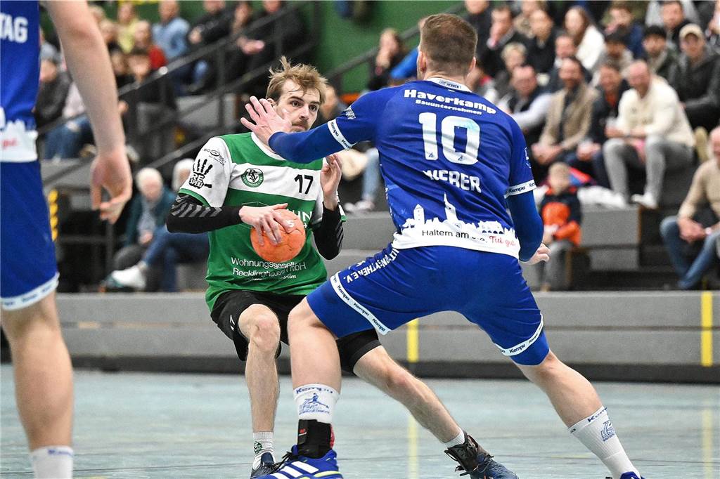 Nach dem deutlichen Hinspiel-Sieg setzte sich der HSC Haltern-Sythen auch im zweiten Oberliga-Derby gegen die PSV Recklinghausen durch. Der Endstand diesmal: 28:24 für die Seestädter.