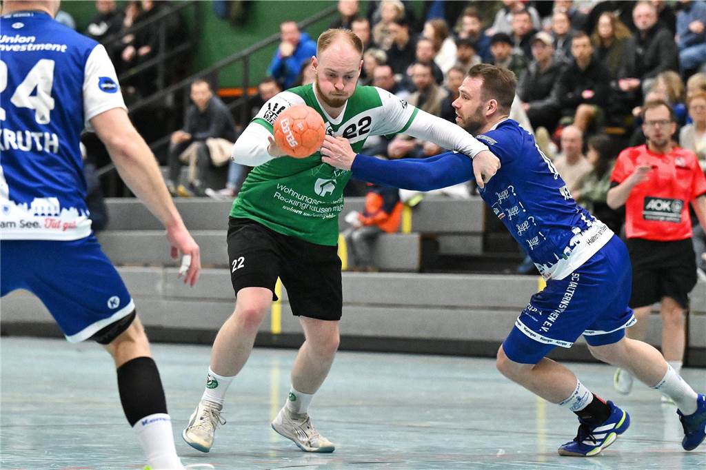 Nach dem deutlichen Hinspiel-Sieg setzte sich der HSC Haltern-Sythen auch im zweiten Oberliga-Derby gegen die PSV Recklinghausen durch. Der Endstand diesmal: 28:24 für die Seestädter.