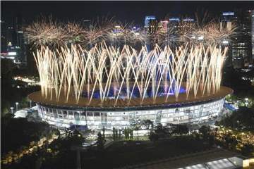 Nach dem Erfolg der Asienspiele in Indonesien will sich das Land um die Olympischen Spiele 2032 bewerben. Foto: Kyodo