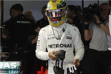 Nach den schnellen Runden beim Training ist klar, dass Lewis Hamilton beim Qualifying schwer zu schlagen sein wird. Foto: Andre Penner