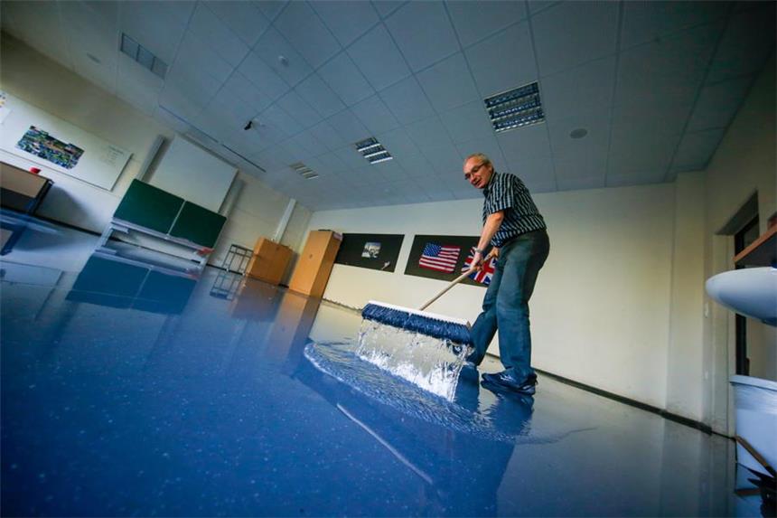 Nach Wasserschaden: Unterricht ab Mittwoch nach Plan Nach einem Wasserschaden am vergangenen Mittwoch ist das Gymnasium wieder trocken gelegt.