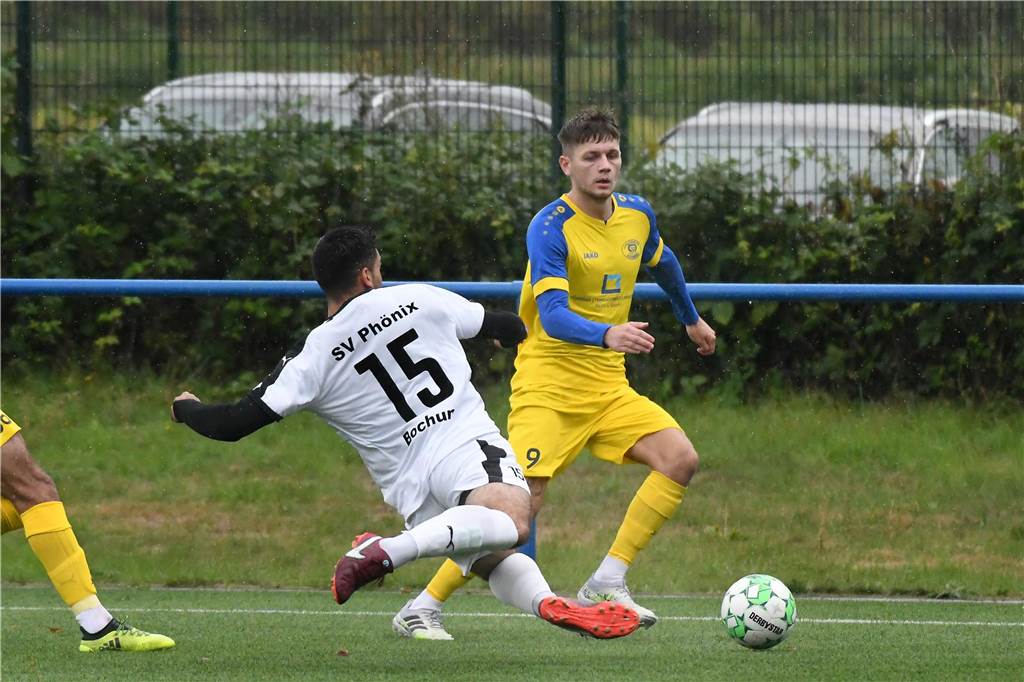 Nach einer Tätlichkeit als Spieler der Spvg Schwerin spielte Nico Bothe (r.) zuletzt auf Bewährung.
