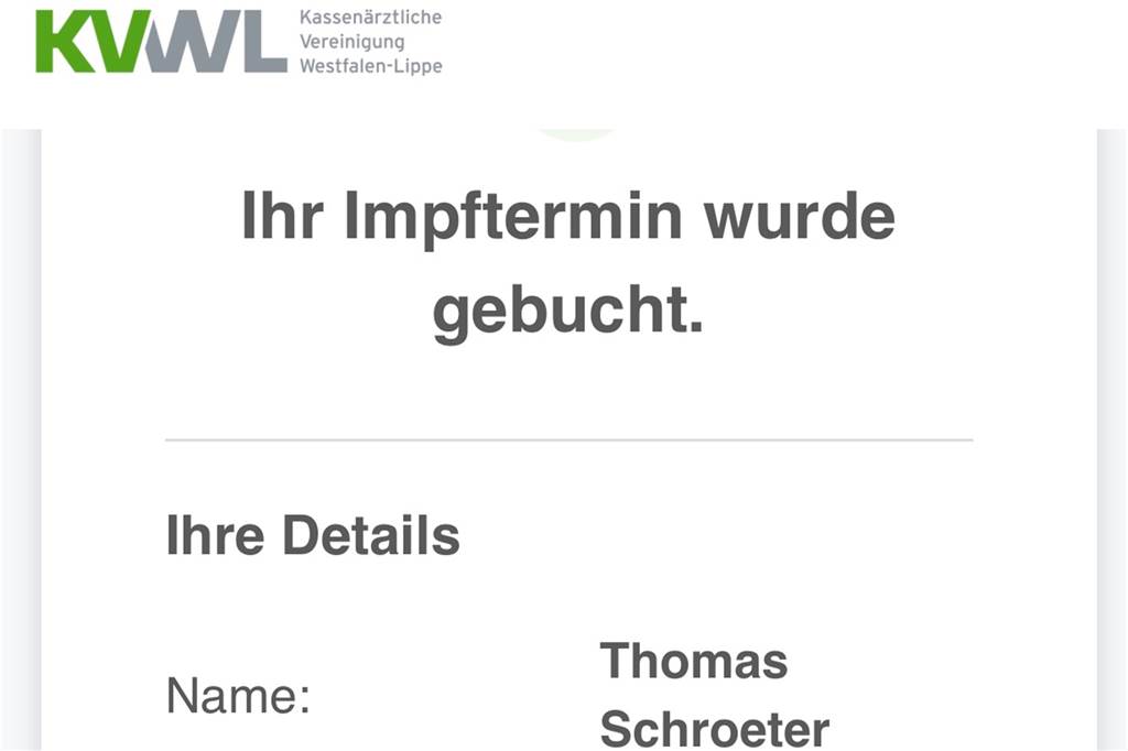 Selbstversuch: Astrazeneca-Impftermin gab es nur mit Mail-Problemen Nach einigen Mailproblemen konnte der Autor dieses Textes für sich Impftermine mit Astrazeneca buchen.