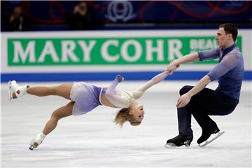Nach Gold in Pyeongchang gewinnen Aljona Savchenko und Bruno Massot auch den Titel bei der WM.
