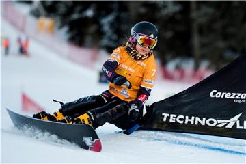 Nach ihrem ersten Weltcup-Sieg wurde Ramona Hofmeister im Mannschafts-Weltcup gemeinsam mit Stefan Baumeister Zweite. Foto: Miha Matavz
