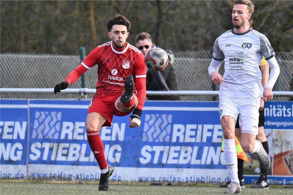 Nach sechs Landesliga-Siegen in Serie war für RW Deuten am Sonntag (16. Februar) Schluss: Gegen den TuS Haltern kassierten die Rot-Weißen eine 1:2-Niederlage.