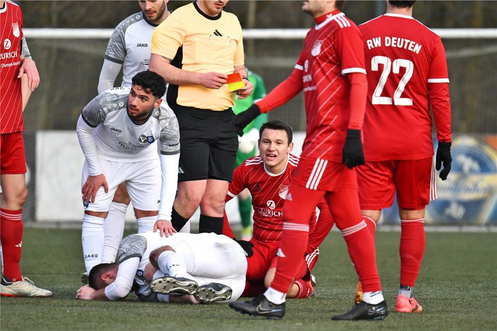 Nach sechs Landesliga-Siegen in Serie war für RW Deuten am Sonntag (16. Februar) Schluss: Gegen den TuS Haltern kassierten die Rot-Weißen eine 1:2-Niederlage.