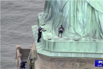 Nach US-Medienberichten wurden sieben Demonstranten festgenommen. Foto: PIX11
