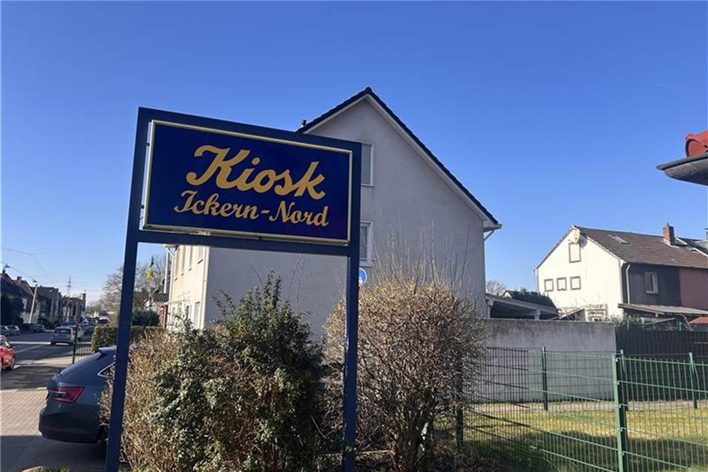 Das Schild vom Kiosk Ickern Nord an der Leveringhauserstraße in Ickern-End.