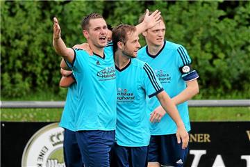 Nach zwei sieglosen Partien wieder einen »Dreier« feiern wollen die Habinghorster (v.l.) Lukas Schemann, Daniel Wagener und Spielführer Daniel Oder. 