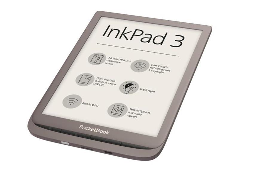 Nachrüstung bei Pocketbook: Über die Funktion „Smartlight“ lässt sich nun auch beim Inkpad3 die Bildschirmhelligkeit anpassen. Foto: PocketBook Readers