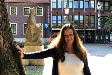 Nadja Becker will an der Zukunft der Stadt mitbauen.