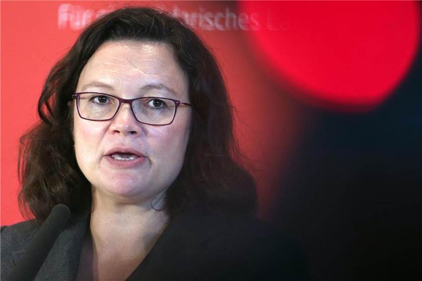 Nahles nickte die Beförderung von Maaßen ab. Foto: Wolfgang Kumm