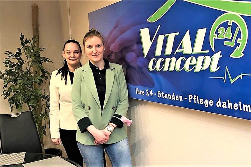 Hilfstransport nach Polen: Bekannter Unternehmer unterstützt Pflegedienst Natalia Michalak (r.) und Vanessa Ruch vom "Pflegedienst Vital-concept24“ organisieren einen Spenden-Transport nach Polen für Kriegsflüchtlinge aus der Ukraine.