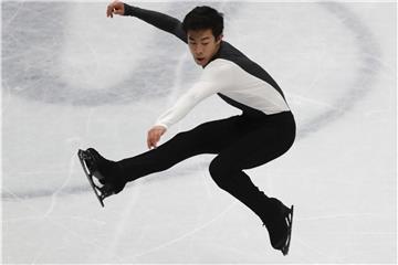 Nathan Chen aus den USA ist neuer Weltmeister im Eiskunstlauf. Foto: Antonio Calanni/AP