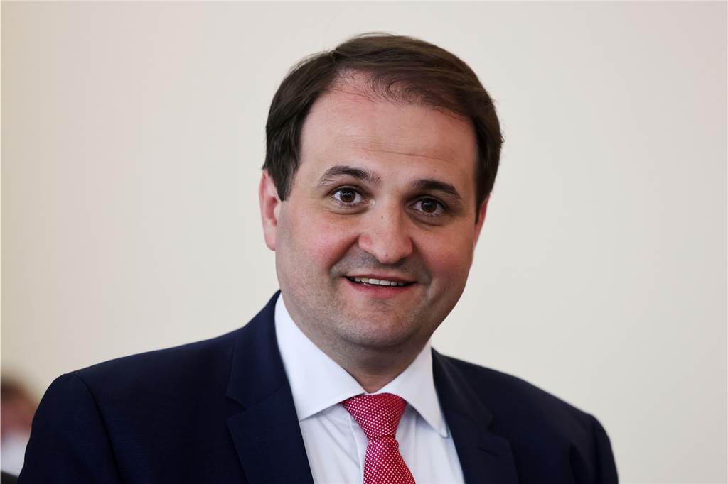 Nathanael Liminski (CDU), Chef der Staatskanzlei des Landes Nordrhein-Westfalen, kommt zu einem Empfang der Ditib. 