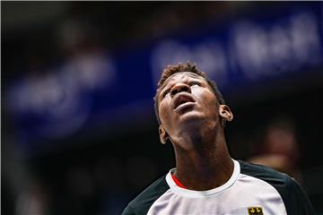 Nationalspieler Isaac Bonga träumt von der NBA. Foto: Frank Rumpenhorst