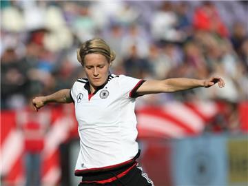 Nationalspielerin Saskia Bartusiak erzielte den Siegtreffer für Frankfurt. Foto: Friso Gentsch