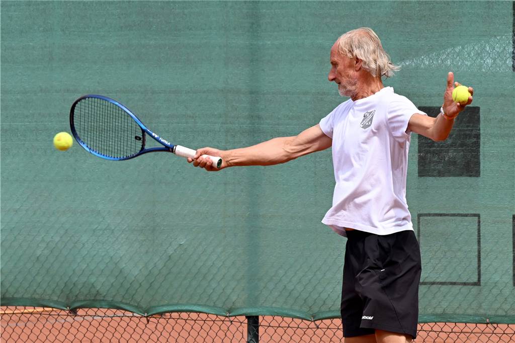 Natürlich wurde auch Tennis in Lünen gespielt, hier bei den Finals der TG Gahmen.