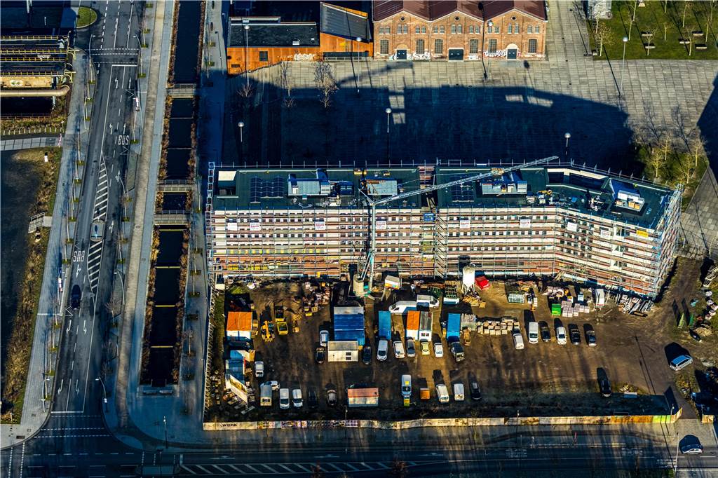 Neue Gastronomie auf Phoenix-West weckt Erinnerungen an alte Hoesch-Zeiten Neben Büros ist in dem Neubau auch Platz für Gastronomie. Ins Erdgeschoss des linken Gebäudeteils wird das Restaurant „Das Hoesch“ einziehen.