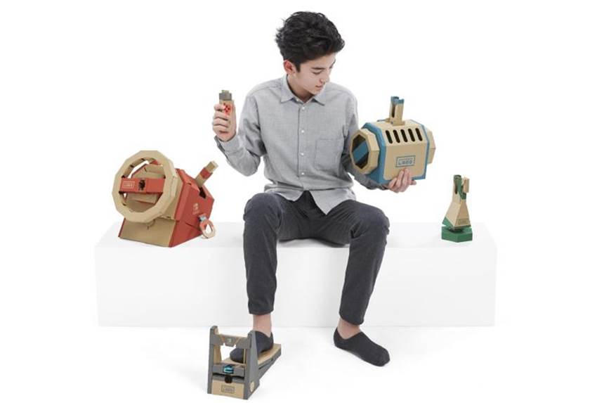 Vehicle Kit für Nintendo Labo kommt im September Neue Papp-Basteleien zum Steuern von Fahrzeugen zu Wasser, zu Lande und in der Luft. Nintendo bringt im September mit dem Vehicle Kit neuen Stoff für Nintendo Labo. Foto: Nintendo