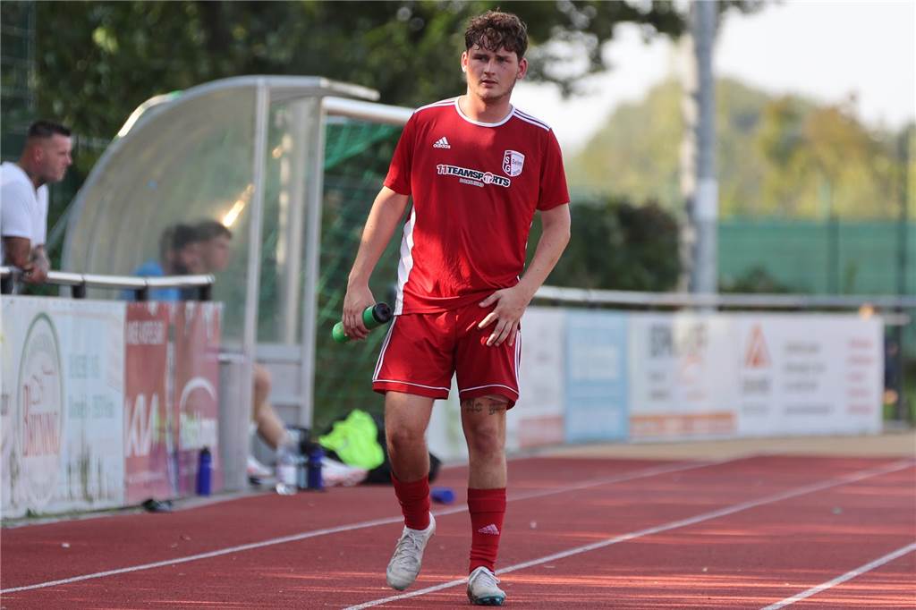 Luca Lampkowski gibt Pflichtspiel-Debüt für GS Cappenberg Luca Lampkowski im SG-Selm-Trikot.