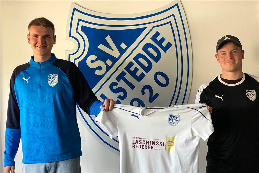 Neuzugang Mats Lange (l.) mit BWA-Coach Tim Hermes