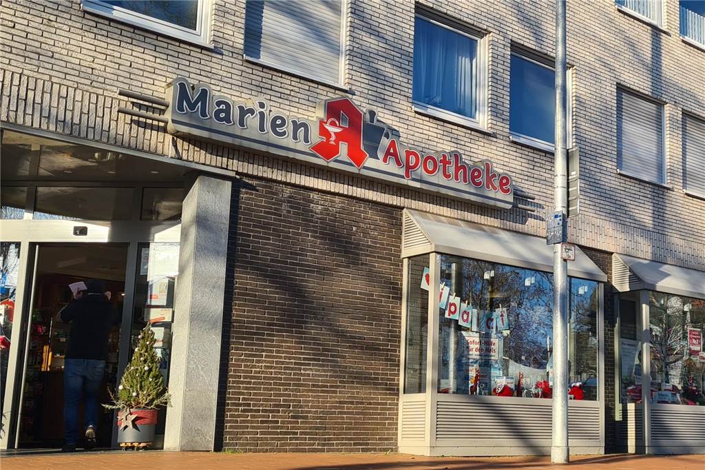 Diabetesmedikament Ozempic fehlt auch in Ahauser Apotheken Ansicht der Marien-Apotheke von vorne