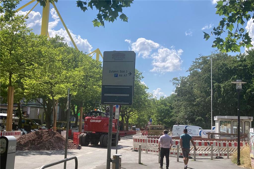 Nicht nur direkt am Stadion sollen Baustellen in Dortmund während der Fußball-WM 2024 tabu sein.
