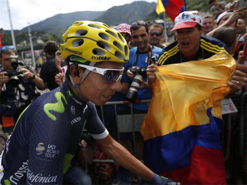 Sturm auf den Ventoux an Frankreichs Nationalfeiertag Nicht nur für Nairo Quintana ist der Mont Ventoux eine besondere Ankunft. Foto: Yoan Valat