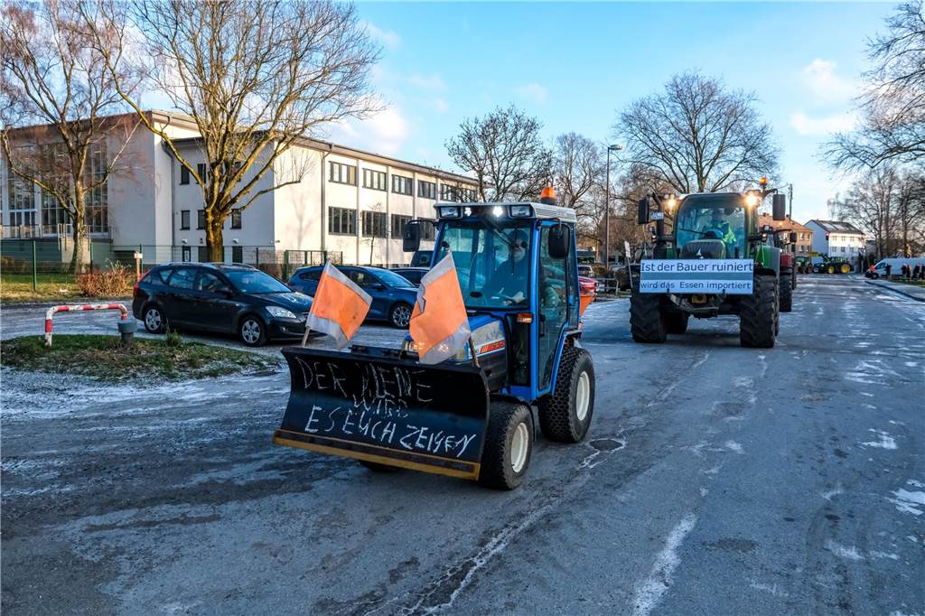 Bauerndemo am 8.1.2024 in Recklinghausen