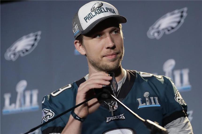 52. Super Bowl: Wer holt die Krone des American Football? Nick Foles, der Quarterback der Philadelphia Eagles, steht vor seiner ersten Super-Bowl-Teilnahme. Foto: Eric Gay