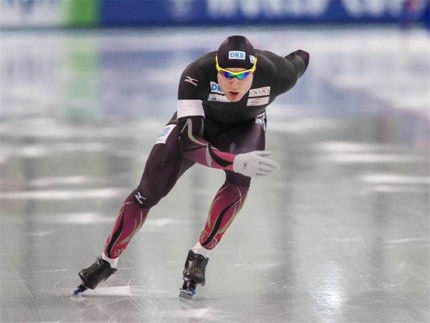 Eisschnelllauf: Nur Teamsprinter auf dem Podestplatz Nico Ihle avancierte beim Weltcupfinale in Stavanger zum bestverdienenden deutschen Eisschnellläufer. Foto: Carina Johansen/NTB Scanpix