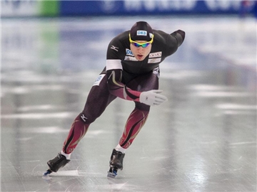 Nico Ihle avancierte beim Weltcupfinale in Stavanger zum bestverdienenden deutschen Eisschnellläufer. Foto: Carina Johansen/NTB Scanpix