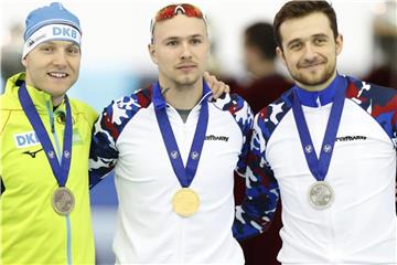 Nico Ihle gewann hinter Pawel Kulischnikow und Denis Juskow EM-Bronze. Foto: Pavel Golovkin