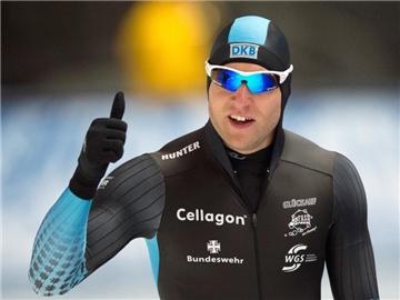 Nico Ihle gewann in Inzell über 500 und 1000 Meter. Foto: Soeren Stache