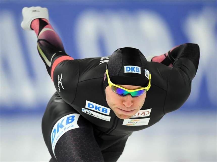 Nico Ihle bei Weltcupfinale enttäuscht über Platz drei Nico Ihle lief im Rennen über 1000 Meter aufs Podest. Foto: Soeren Stache