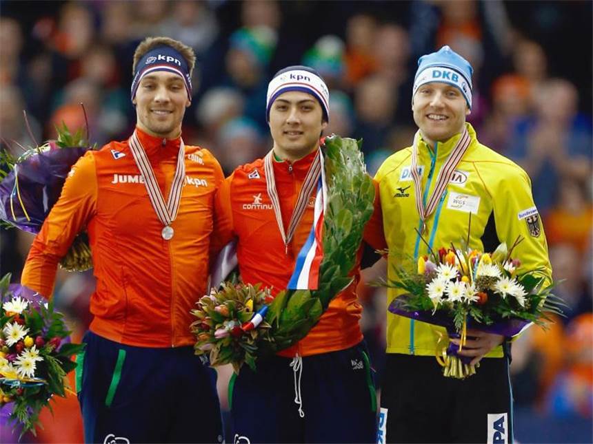 Ihle will nach EM-Bronze nun WM-Medaille Nico Ihle (r) durfte sich über einen Podiumsplatz freuen. Foto: Vincent Jannink