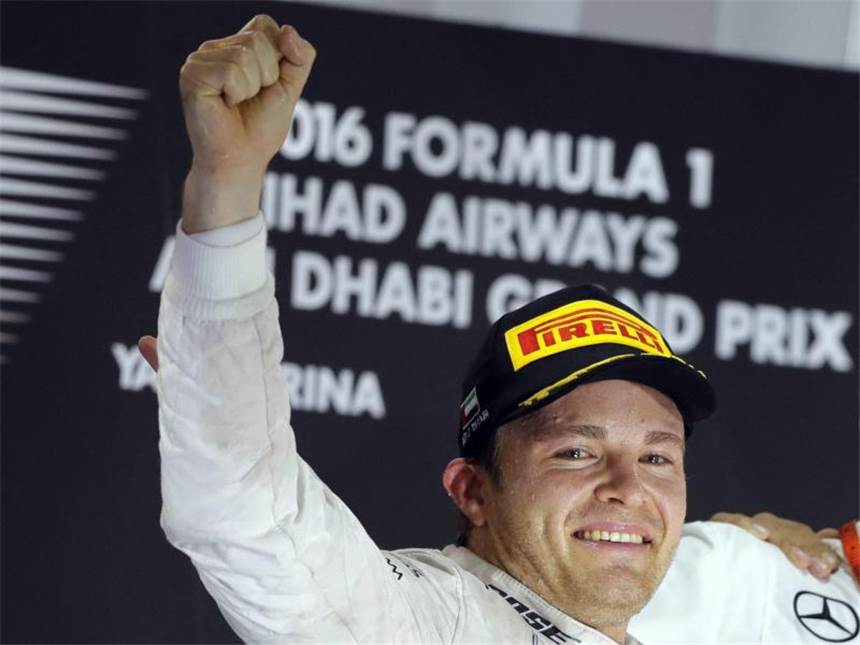 Formel-1-Weltmeister Rosberg kommt nach Wiesbaden Nico Rosberg absolviert seine ersten PR-Termine als Champion. Foto: Valdrin Xhemaj