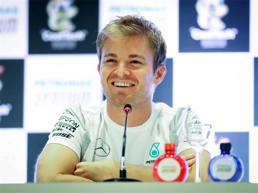 Die Aussichten der vier deutschen Fahrer in Brasilien Nico Rosberg kann mit einem Sieg in Brasilien alles klar machen. Foto: Ricardo Nogueira