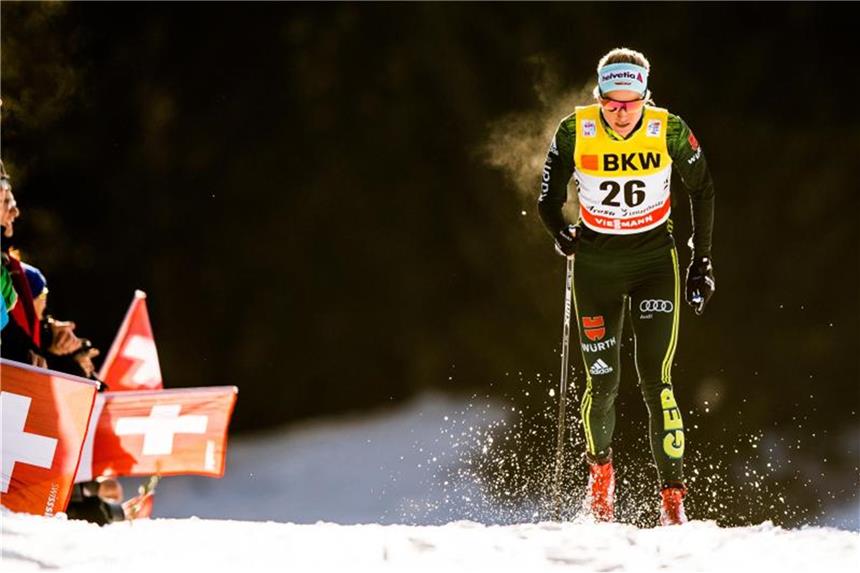 Langläufer im Aufwind: Plan in Sachen Olympia geht auf Nicole Fessel wurde Achte im Verfolgungsrennen. Foto: Jon Olav Nesvold