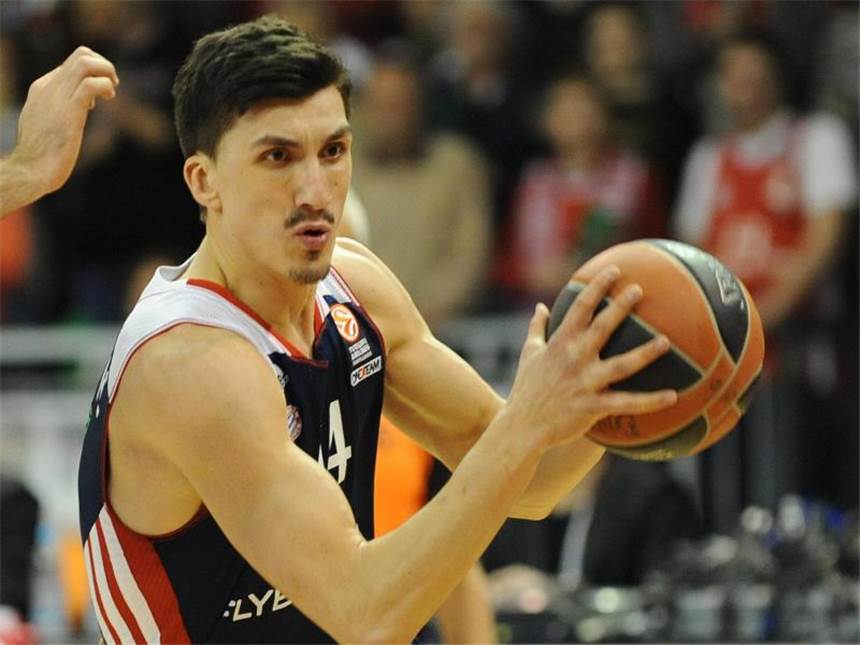 Bayern-Basketballer verlieren letztes Euroleague-Spiel Nihad Djedovic war bester Münchner Werfer. Foto: Andreas Gebert