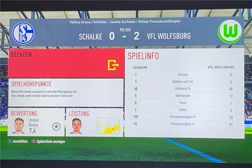 E-Sport-Stadtmeisterschaft: Vorrunde gestartet - Sythen und Flaesheim gewinnen zum Auftakt Niklas Haak von SuS Concordia Flaesheim gewann mit dem VfL Wolfsburg gegen Schalke (Phillip Krischer / SV Bossendorf).