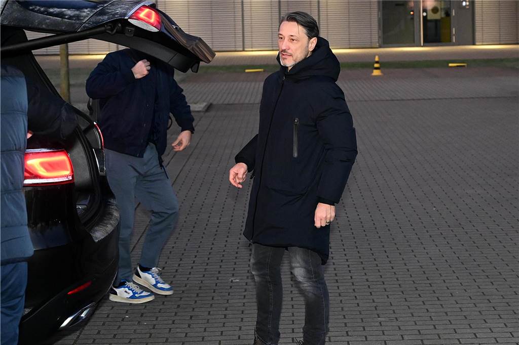 Niko Kovac kommt in Dortmund an.