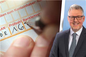 Nobert Mecklenburg von der Volksbank Lünen und seine Kollegen anderer Geldinstitute sagen: Bei Girokonten werden ukrainische Flüchtlinge wie andere Kunden behandelt.